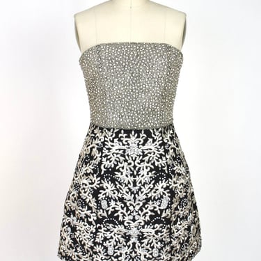 Alice + Olivia Rhinestone Strapless Dress*