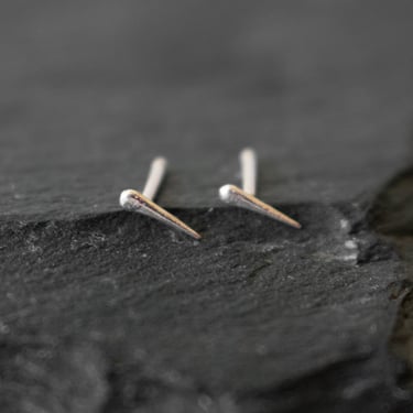 Wild Rose Thorn Stud Earrings by Thicket in Sterling Silver