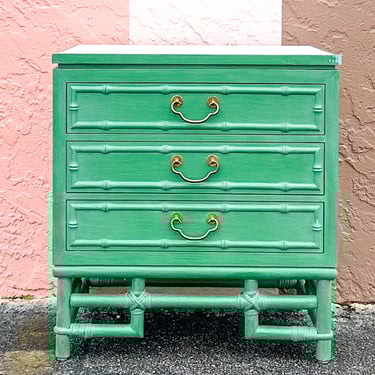 Gorg Green Ficks Reed Nightstand