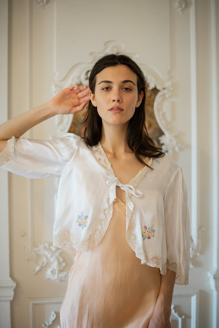 トップス 1900s Silk Bed Jacket bed-jacket-satin.jpg?v=
