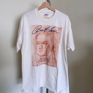 Vintage 90's Beethoven T-Shirt, XL 