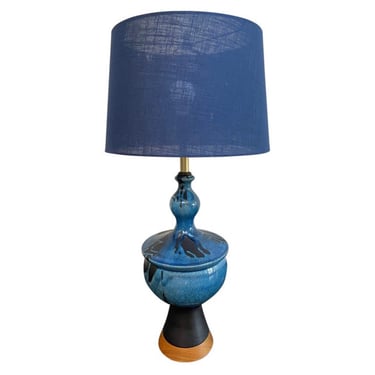 Vintage Danish Ceramic Table Lamp 