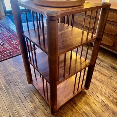 Custom Revolving Bookcase with pop up Bookstand