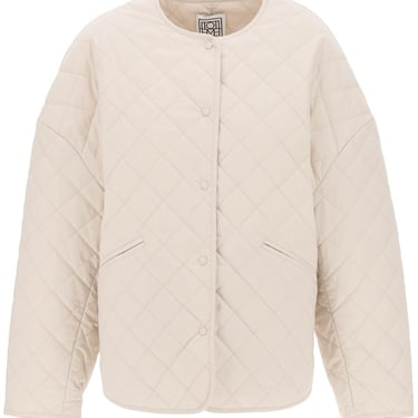 Toteme Organic Cotton Quilted Jacket In Women