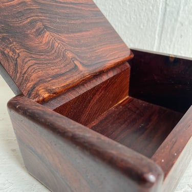 Rosewood Box Don Shoemaker Manner Cocobolo Senal Mexican Modernism Vintage Mid Century 