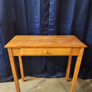 Wooden Side Table 28" x 27.75" x 12"