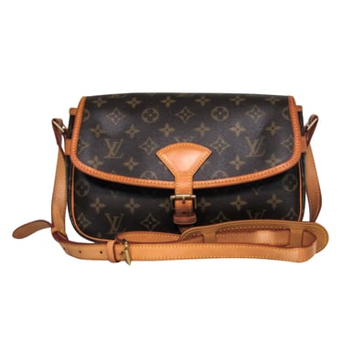 Louis Vuitton - Brown & Tan Classic Monogram "Sologne" Crossbody Bag