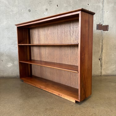 Vintage Solid Walnut Bookcase