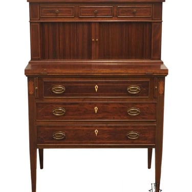 VINTAGE ANTIQUE Solid Walnut Traditional Duncan Phyfe Style 32" Ladies Secretary Desk 