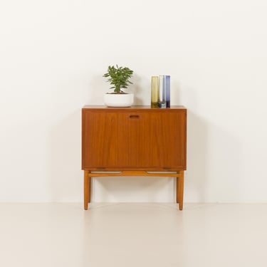 Mid-century teak bar cabinet, Denmark, 1960s 