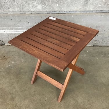 Slatted Outdoor Side Table (Seattle)