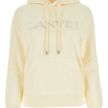 Lanvin Woman Cream Cotton Sweatshirt