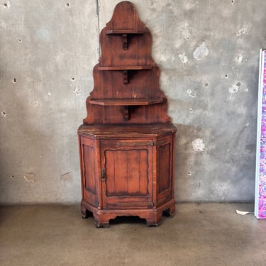 Vintage Monterey China Cabinet Circa 1930s