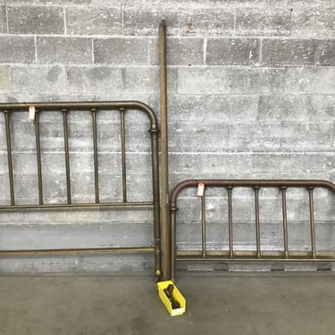 Full Size Brass Bed Frame (Seattle)