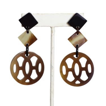 HERMES- Carved Earrings