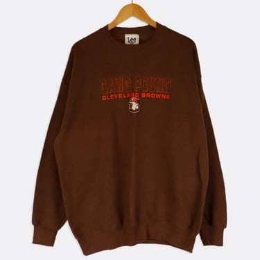 Vintage NFL Cleveland Browns Embroirderd Sweatshirt Sz XL