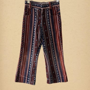 Vintage 1970s Jack Tar Mod Corduroy Flared Kids Pants, Size estimate 4t - 5t 