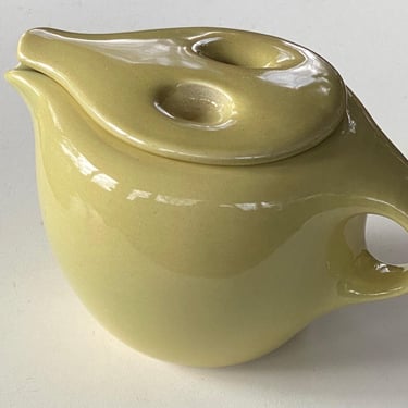 Russel Wright Iroquois Casual China Avocado Yellow Teapot 