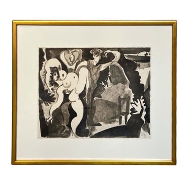Pablo Picasso "Dancing Woman" Lithograph, 1960