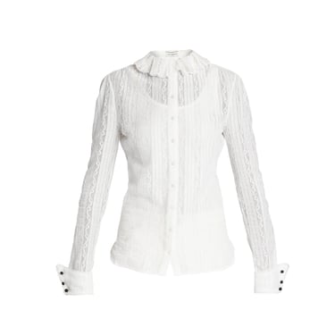 Saint Laurent Embroidered Blouse Women