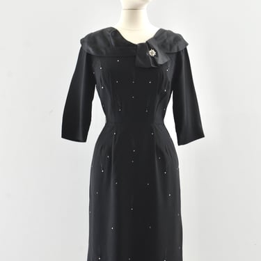 &quot;Shooting Star&quot; 50's Rhinestone Studded Dress