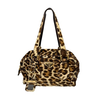 Prada Cheetah Print Shoulder Bag