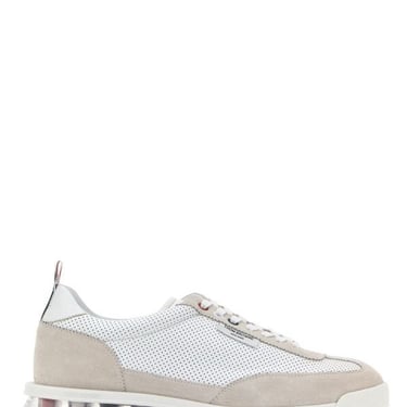 Thom Browne Man Two-Tone Leather Sneakers