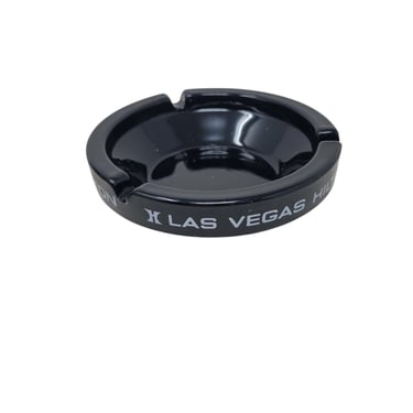 Vintage Las Vegas Hilton Hotel Glass Ashtray Souvenir 70s Vegas Residency 3 Rest 