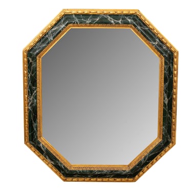 Hexagonal Painted Decorated Mirror