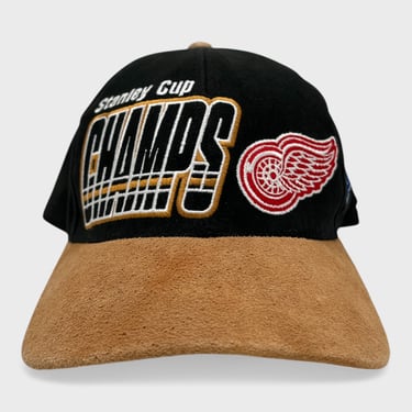 Vintage Detroit Red Wings 1997 Stanley Cup Champs Strapback Hat