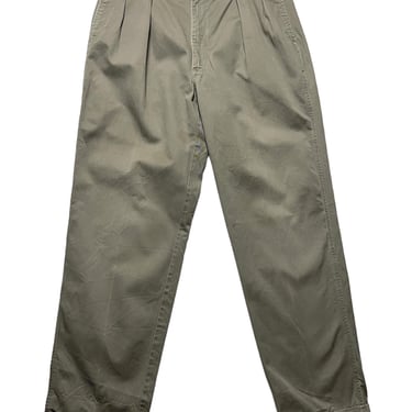 90s Ralph Lauren pleated khaki chinos / vintage Polo Ralph