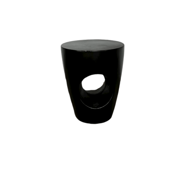 Black Side Tables with Hole in the Middle  HOP104-413