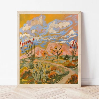 Southwestern Desert Framed Print