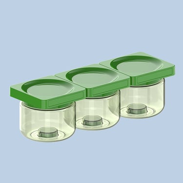 Small 3-Pack Container by Cliik - Green