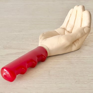 Red Handled Sculpted Hand