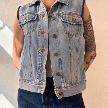90s 'DKNY' Denim Vest / Medium 