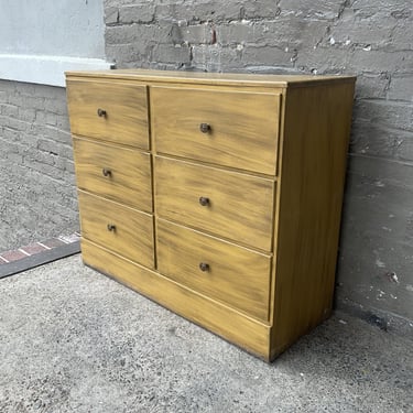 Mustard Painted Chest of Drawers