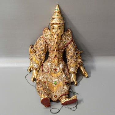 Vintage Burmese Ganesh Puppet