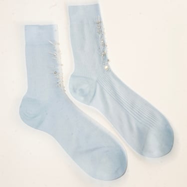 Stars Sock in Powder Blue