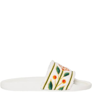 Casablanca Men Embroidered "Terry" Slider