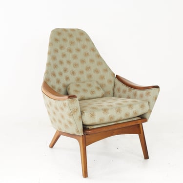 Restored Adrian Pearsall for Craft Associates Mid Century Lowback Lounge Chair - mcm 