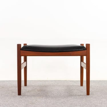 Mid-Century Teak Footstool - (D1152) 