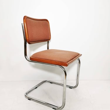 1 of 2  Marcel Breuer B32  upholstered Cesca chair, bauhaus design by Bene 