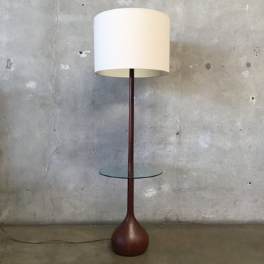 Mid Century Danish Modern Teak Floor Lamp