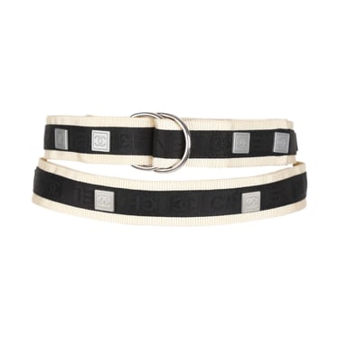 Chanel Tan Double Wrap Logo Belt