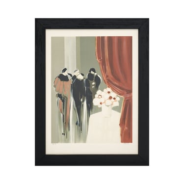 Signed Lithograph “Elegance” by Langlois