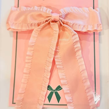 Sample Sale Pink Ribbon Hair Bow Barrette