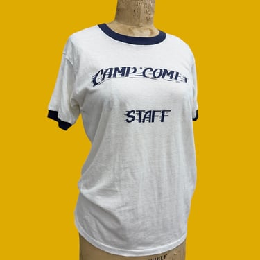 Vintage 50s Boy Scout Camp T Shirt | Camp | Bottle Blonde