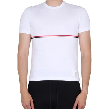 Thom Browne Men Rwb Stripe T-Shirt