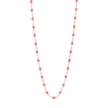 GIGI CLOZEAU Classic Gigi Necklace in Pink - 16.5